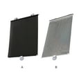 thumbnail image 4 of 2 uds parasol de coche cortina retráctil delantero/trasero parabrisas protector solar cubierta parabrisas protector solar accesorios de coches Automoción decorativa y accesorios Gris 45*125 Speravity VI022157-04, 4 of 6
