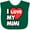 Green, variant on Inktastic I Love My Mimi Boys or Girls Baby Bib