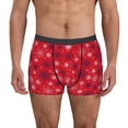 thumbnail image 2 of KLL Snowflake Symphony Men's Cotton Boxer Briefs Underwear-Small, 2 of 7