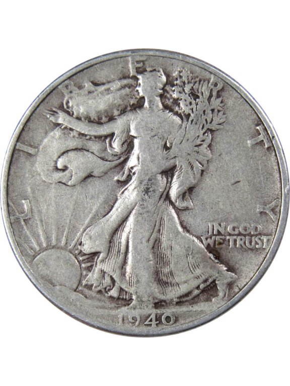 1940 Liberty Walking Half Dollar VG Very Good 90% Silver 50c US Coin Collectible