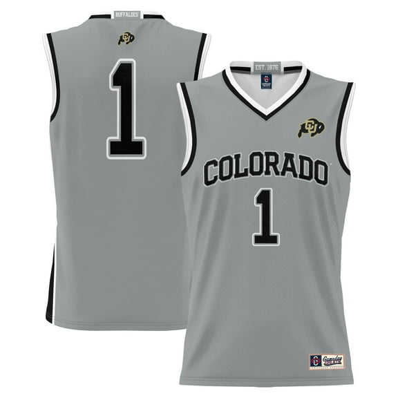 GameDay Greats  Gray #1 Colorado Buffaloes Replica Lightweight Basketball Jersey
