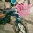 thumbnail image 4 of TEHAUX Kids Bike Basket Iron 1Pack Pink for Daily Use, 4 of 6
