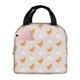 thumbnail image 1 of Fotbe Funny Chicken Bolsa Térmica con Estampado y Forro de Aluminio Grueso Bolsa de Almuerzo con Bolsillo Frontal para Hombres y Mujeres, Ideal para Trabajo, Escuela, 1 of 8