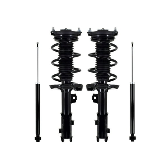 Set of 4 Front Quick Complete Strut-Coil Spring Assembly-Rear Shock Absorber For 2020 2021 KIA Forte