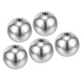 thumbnail image 1 of Uxcell Bouton Écrous à Bille M6x24mm, Lot de 5 Filetages en Acier Inoxydable 304 Couvercle à Vis Rond pour Trou de Store, Argent, 1 of 6