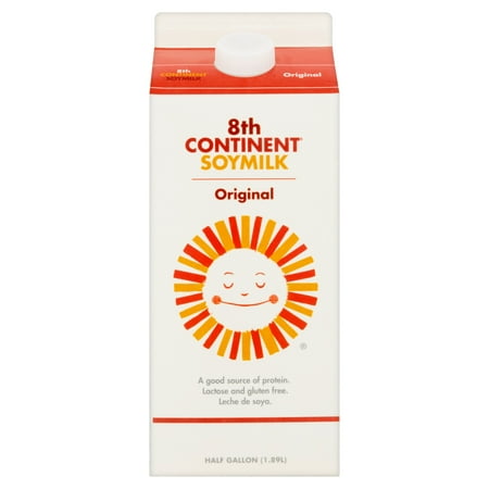 8th Continent Original Soymilk, 1/2 gallon