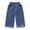 N371 Dark Blue, variant on Girls Pants Bear Print Elastic Waist With Pockets Summer Loose Fit Pants Size 2-3 Years Light blue
