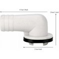 thumbnail image 5 of Conector de salida de drenaje, diámetro de boquilla de drenaje de aire acondicionado de 19 mm Salida de agua externa Herramienta de drenaje universal para tubería de baño de cocina casera (19 mm), 5 of 5