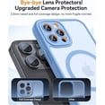 thumbnail image 3 of Funda Mate Magnética, Protección Completa de Cámara, Azul Claro, iPhone 12 Pro, 3 of 7