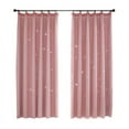 thumbnail image 2 of Star Curtains Stars Blackout Curtains for Kids Girls Bedroom Living Room Colorful Double Layer Star Cut Out Stripe Window Curtains, 1 Panel (100*200cm), 2 of 7