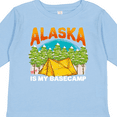 thumbnail image 4 of Inktastic Alaska Camping Vacation Boys or Girls Long Sleeve Toddler T-Shirt, 4 of 5