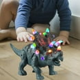 thumbnail image 4 of HILABEE Simulation Jouets Dinosaures Électriques Figurine d'Action et Sons pour Garçons Vert Vert, 4 of 8