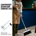 thumbnail image 3 of HEATSHAKING White Foldable Broom with Dustpan Set Detachable Handle for Easy Storage and Use, 3 of 8