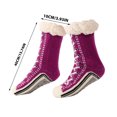 thumbnail image 3 of Winter Slipper Socks for Women, Winter Floor Socks Warm Home Extra Thick Fleece Socks, 3 of 5