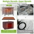 thumbnail image 6 of Aivituvin Outdoor Heated Cat House with Heated Pad & Insulated Liner, Weatherproof Insulated Feral Cat Shelter for Winter, 6 of 7