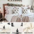 thumbnail image 3 of YCOLL Christmas Cushion Covers 50x50 cm 2 Pack Christmas Cushions Decorative Xmas Christmas Pillows Linen Cushion Cases for Christmas Decor Sofa Bedro, 3 of 3