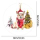 thumbnail image 2 of Fiudx Liquidación navideña Adorno navideño, bonito adorno para árbol de Navidad, regalo para colgar en el árbol de Navidad, decoración para fiestas, 2 of 2