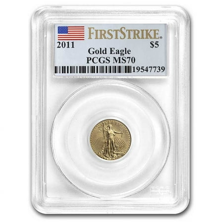 2011 1/10 oz American Gold Eagle MS-70 PCGS (FirstStrike®)