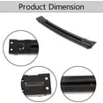 thumbnail image 5 of EPOTOOR Steel Front Bumper Reinforcement Replacement for Mustang 2015-2021 FO1006267 FR3Z17757A, 5 of 5