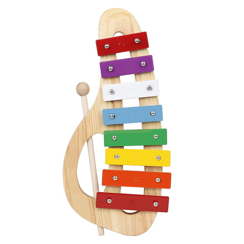 Musical Xylophone Hand Percussion Piano Instruments Wood With Stick For Children 