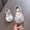 X-257Silver, variant on YMNXA Children Baby Girls Sandals Soft Sole Non Closed Toe Cute Sequin Bow Decoration Hook Loop Comfortable Fashion Shoes For Wedding Birthday Party,Black,2-2.5 Years