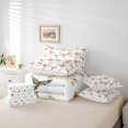 thumbnail image 6 of Erosebridal Kawaii Hummingbird 7pcs Queen Bedding,Bohemian Tropical Bedding Comforter Set Queen,White Tan,Polkadot Reversible, 6 of 7