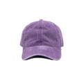 thumbnail image 1 of Plain Dyed Washed 100% Cotton Adjustable Baseball Cap Women & Men, 1 of 25