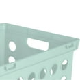 Sterilite Plastic Storage Cube / File Crate, 17 1/4” L x 14 1/4” W x 10