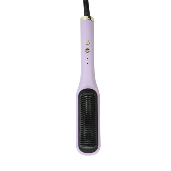 Dual Purpose Hair Straightener Curler With 4 Gears Temperature, Negative Ion Hair Iron Comb Fast Heating And Anti Static Design, Suitable For Straight And Curly Hair