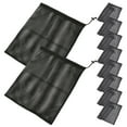 thumbnail image 1 of unbranded 10Ud Bolsa De Malla Con Cordón Para Hogar En Poliéster Negro Resistente Y Transpirable Multiusos, 1 of 8