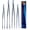 Blue, variant on 4 count Kitchen Tweezers, 12'' and 10'' Stainless  Cooking Tweezers Set, High-Precision Tweezers Tongs for Cooking, Repairing, Seafood and BBQ (Black)