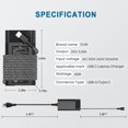 thumbnail image 2 of Cargador para laptop DJW de 65 W USB-C compatible con HP, 2 of 7
