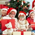 thumbnail image 3 of LINLIN Christmas Glasses, 9 Pieces Glitter Party Glasses Frames Christmas Funny Sunglasses Christmas Party Glasses for Christmas Parties Holiday, 3 of 7