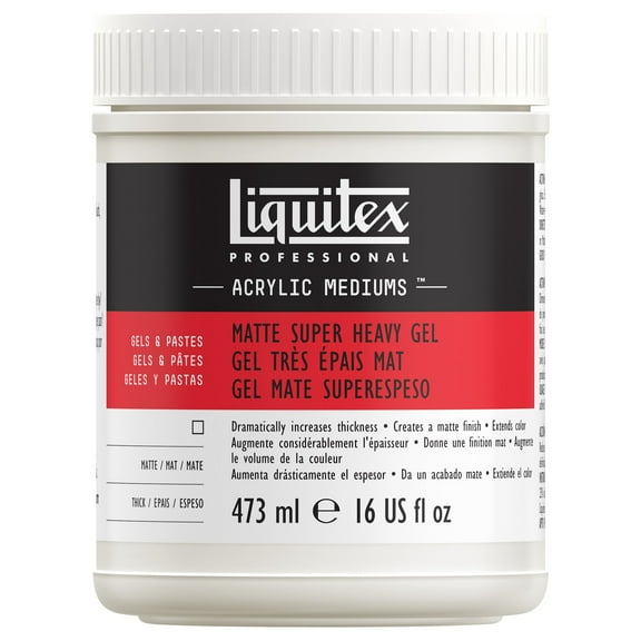 Liquitex Matte Super Heavy Gel Medium, Pint