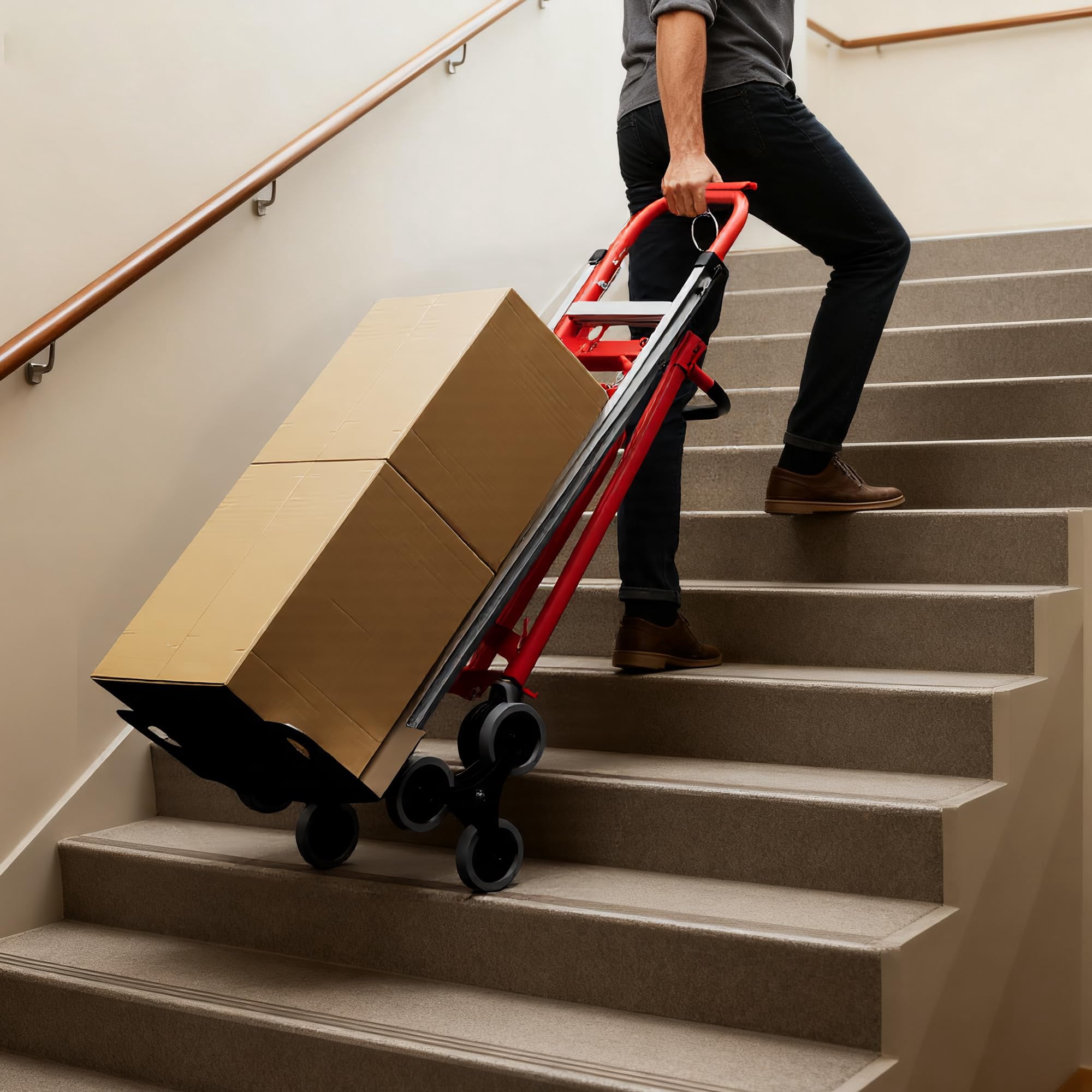 Huisuilinss Folding Hand Truck,3 in 1 Convertible Hand Truck Dolly,Utility Cart Platform Cart,Aluminum Moving Dolly With Wheels For Moving Warehouse Transport Appliance Delivery Travel,1PCS
