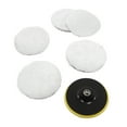 thumbnail image 3 of Buffing Pad Cover, Plush Wide Application Washable Polishing Bonnet Pad With Buffing Wheel For Car Polishing Machines, 3 of 8