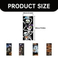 thumbnail image 3 of Clearance Under $2.4! 1PC 3D Skeleton Door Cover, Cute Halloween Home Decor for Door & Window, Cloth, (One Size, D), 3 of 9
