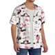 thumbnail image 2 of Balery Dachshund Dog Puppy Camisa Casual de Manga Corta con Botones para Hombre, Texturizada, Estilo Cubano, para Playa, Verano-X-Large, 2 of 5