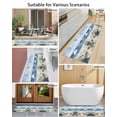 thumbnail image 4 of Summer Beach Front Door Mat Sun Umbrella Ship Watercolor Beach Chair Welcome Doormat Indoor Outdoor Entrance Floor Mat Non-Slip Washable Runner Rug for Front Porch Decor 24x71 Inch, 4 of 6