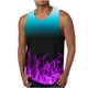 thumbnail image 1 of Hombres Casual Gradación Impresión Suéter Cuello Redondo Tanque Deportivo, 1 of 4