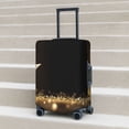 thumbnail image 6 of Hirioo Gold Glittering Stars for Elasticity Suitcase Cover (No luggage Included) Durable Luggage Protector Fits 18-32 Inch Luggage-Large, 6 of 7