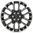 thumbnail image 2 of OE Wheels CV67 22 Inch Rims and Tires Fit Suburban 1500 High Country Style 6x139.7 22x9 Gloss Black Machined - Hollander 14079 - iMove Gen 2 SUV 285/45-22 (Set of 4), 2 of 5