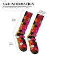 thumbnail image 2 of Lsque Colorful Tie Dye Stained Glass 1 Pattern Sport Compression Socks for Men & Women 15-20 mmHg Knee High Nurse Pregnant Running Medical and Travel Athletic, 2 of 6