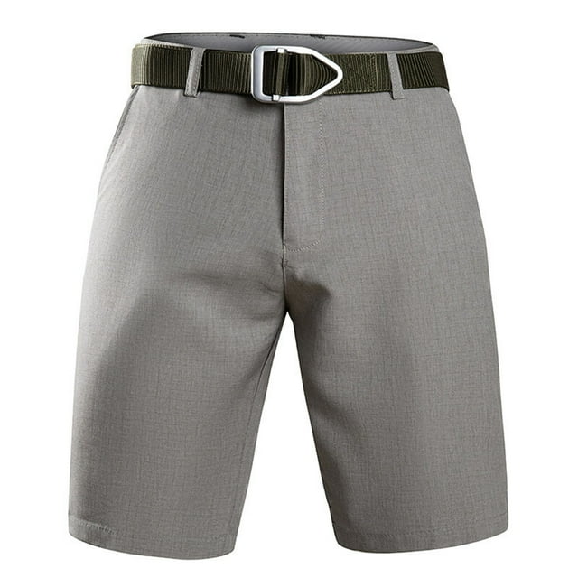 ohmzyzo Mens Shorts de Golf et de Randonnée Légers Décontractés Robe Travail Extensibles Voyage Hybrides Résistants à l'Eau avec Poches