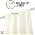 thumbnail image 3 of Dainty Home Ombre Darkening Curtains in Gold - for Bedroom and Living Room - Elevate your Space with this Set of 2 Light-Filtering Drapes, with Rod Pocket Header- 40"W x 84"L - Machine Washable, 3 of 7