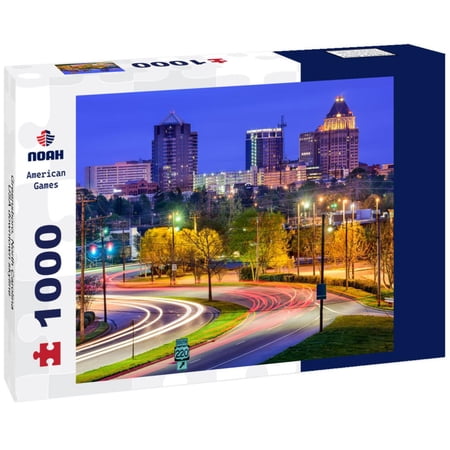 Noah Jigsaw Puzzle Greensboro, North Carolina, USA downtown skyline 1000 pieces