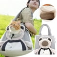 thumbnail image 1 of Cozy Cat Travel Sling Tote With Adjustable Strap And Breathable Mesh Opening For Hands-Free Outdoor Adventures, 1 of 6