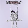 thumbnail image 5 of Life Size Halloween Skeleton Decor - Hanging Skeleton Couple Figurine with Realistic Bone Details Spooky Wedding Theme Decorations for Front Door, Porch, Living Room, Bedroom Halloween Party, 5 of 9