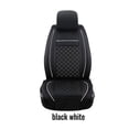 thumbnail image 4 of Funda para silla de coche, Protector decorativo Interior de cuero para automóvil, reemplazo de equipo de decoración automotriz cómodo Herramientas de reparación de automóviles Blanco negro, 4 of 6