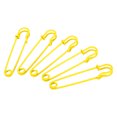 thumbnail image 1 of Pasadores de Seguridad Grande Metal Amarillo 30uds Unique Bargains, 1 of 5